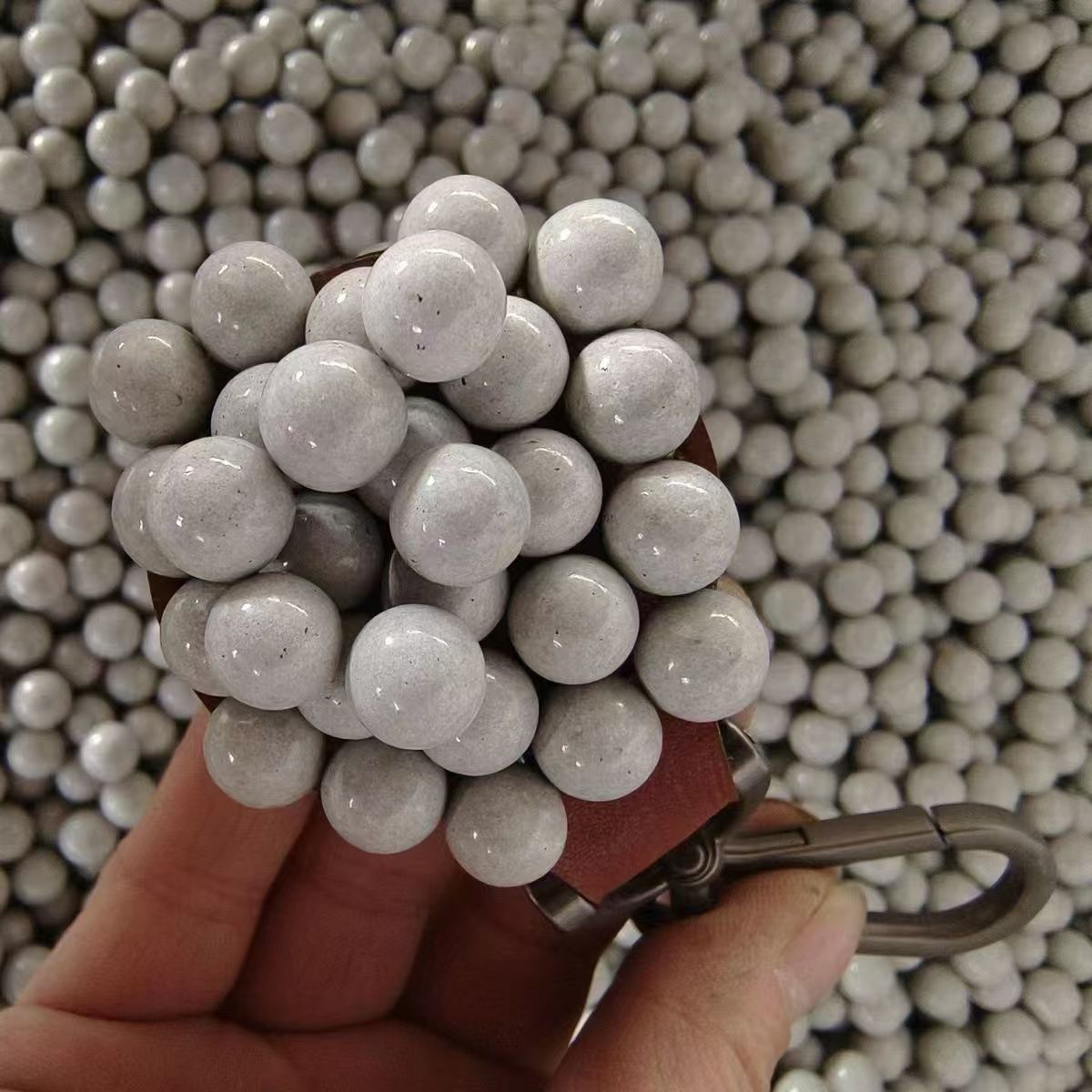 White Ammunition Clay Pellets-B08