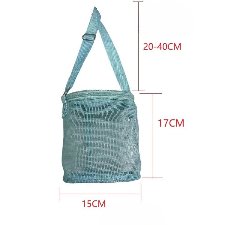 Cylinder Mesh Utility Bag-C19