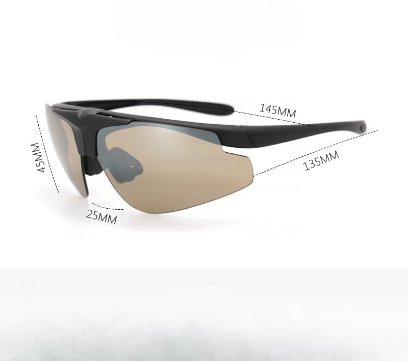 Lunettes de protection à visière-C02