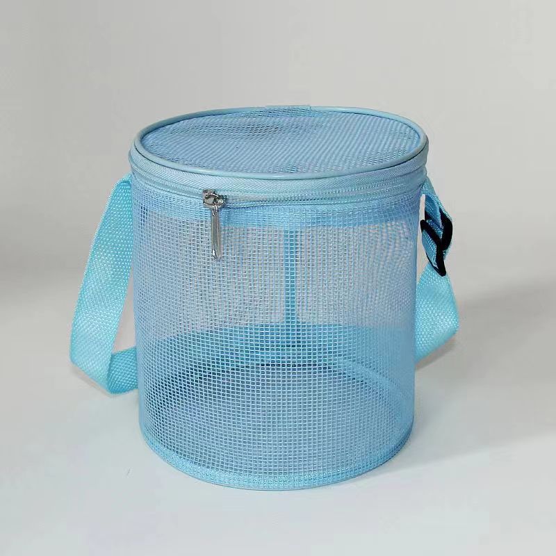 Cylinder Mesh Utility Bag-C19