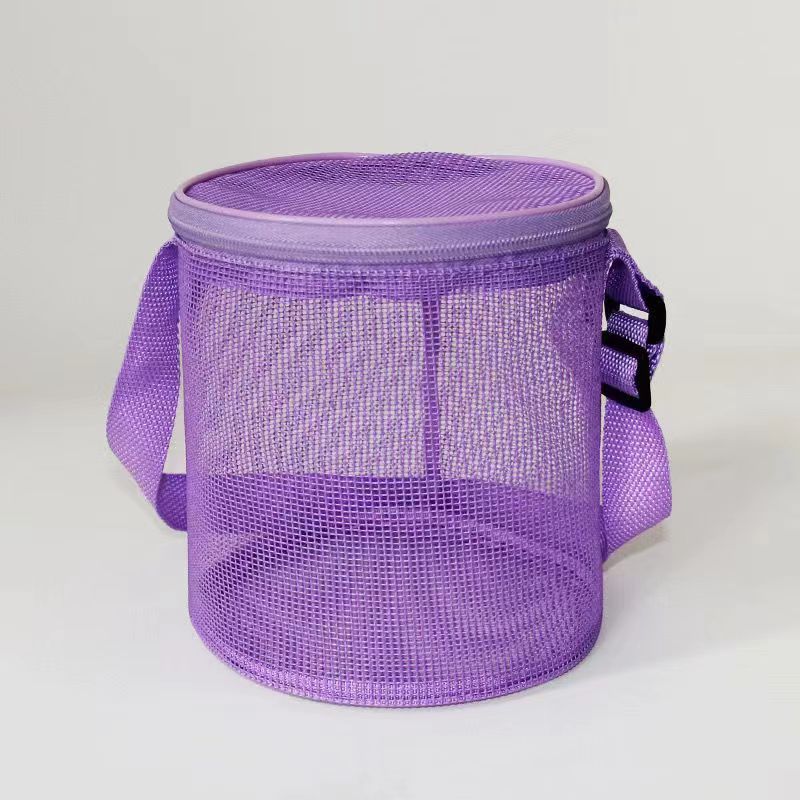 Cylinder Mesh Utility Bag-C19